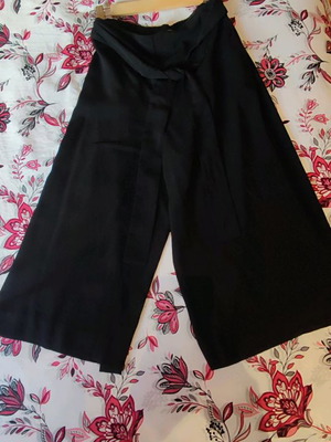 Zara black spring culottes