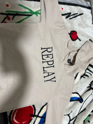 Replay sweatshirt size M beige like new without tag