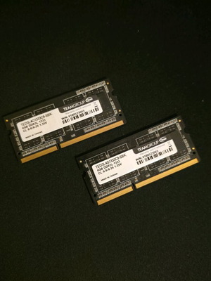 TeamGroup 8GB DDR3 RAM για laptop σαν καινούργιες, 1333 MT/s 4+4