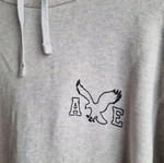 American Eagle men's sweatshirt size L like new, white/beige