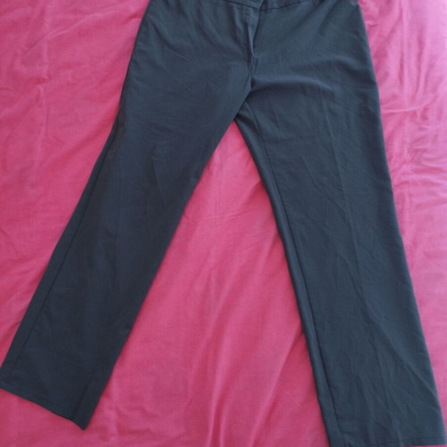Fabric gray brown suit pants used, size 48