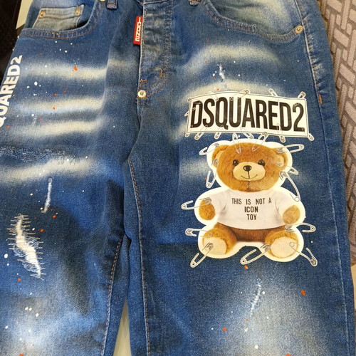 Dsquared2 Jeans size 50 XL like new, blue with rips