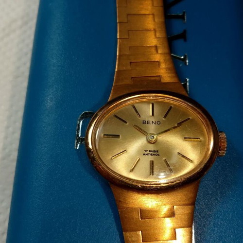Beno Women's Wristwatch 17 Rubis Antismoc 1960-1970 Manual New
