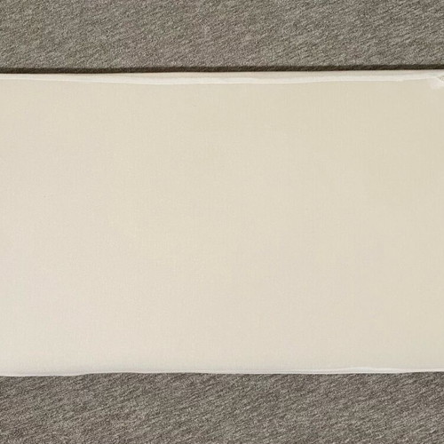 Foam mattress 60x120 used with protective cover and zipper