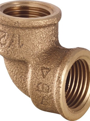 Banninger 1” Female Brass Elbow New, Heavy Duty