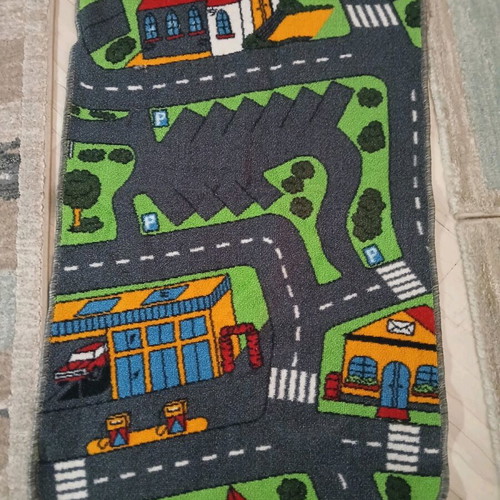 Ikea children's road play rug like new, dimensions 0.38x0.23cm