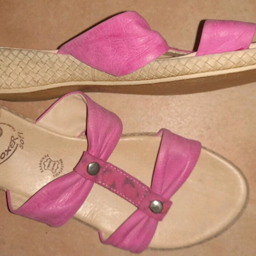 Anatomic Boxer size 40 leather sandals like new pink