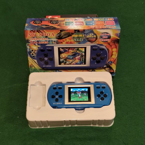 SY-890A Portable Retro Game Console with 300 Games, 2.2" Color Backlight Screen