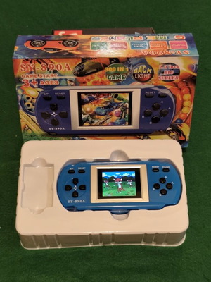 SY-890A Portable Retro Game Console with 300 Games, 2.2" Color Backlight Screen