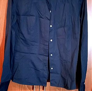 Massimo Dutti γυναικείο πουκάμισο navy blue