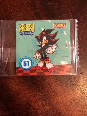 Koukouroukou Sonic Sticker Number 51 New