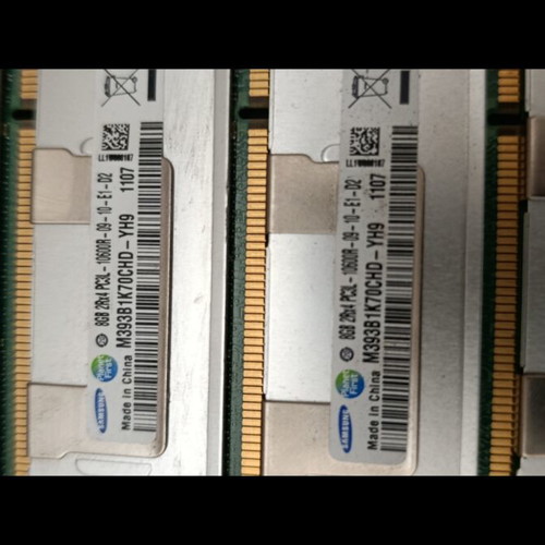 Samsung 32GB DDR3 memory modules, 4 pieces of 8GB