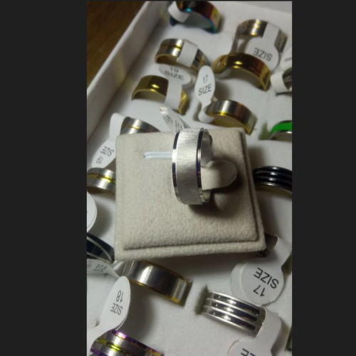 Women's ring made of durable steel new