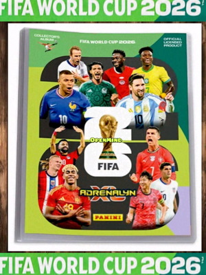 Άλμπουμ Fifa World Cup 2026 Adrenalyn XL με gameboard και επίσημο οδηγό καινούργιο