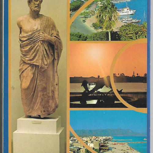Tourist guide book Kos used, Greek language