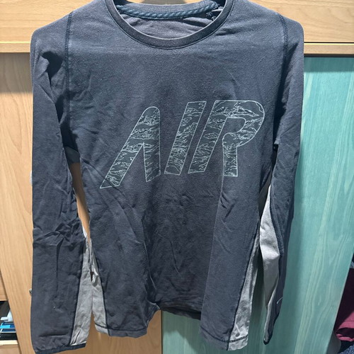 Nike men's sportswear shirt used, size M, black and grey