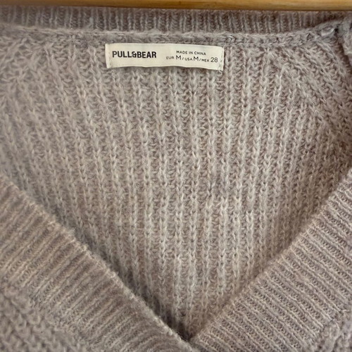 Pull & Bear lilac woolen sweater, size M