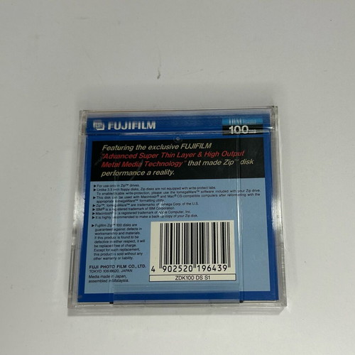 Fujifilm Zip 100MB IBM Formatted like new
