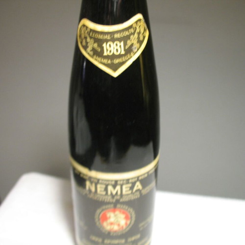 Nemea Wine 1981 new, superior quality designation