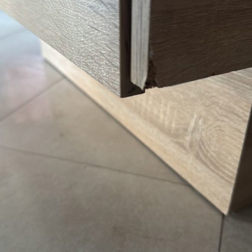 Coffee table like new with drawer and glass top 1.20x80 m