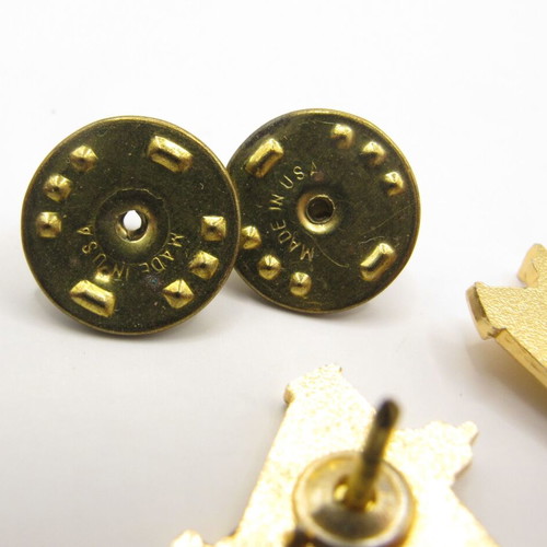 Vintage gold aviation pins set of 2, made in USA, like new