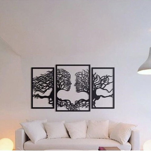 Metal composition new, 3 pieces, dimensions 30x60-50x70-30x60