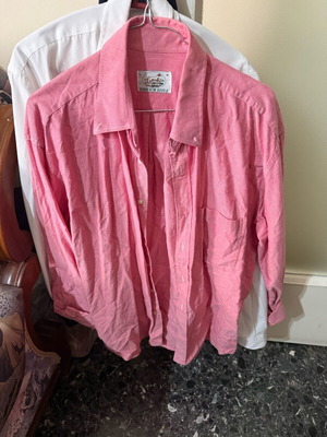 Green Hill ανδρικό πουκάμισο large ροζ μεταχειρισμένο