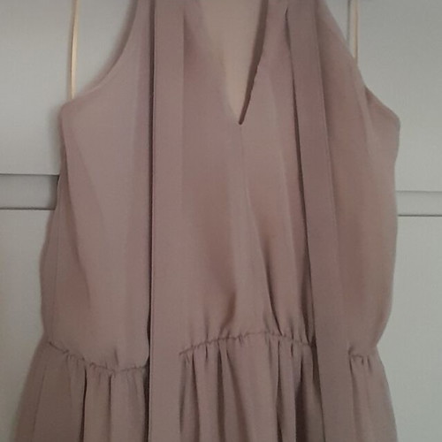 Evening dress beige, like new, sizes M and L