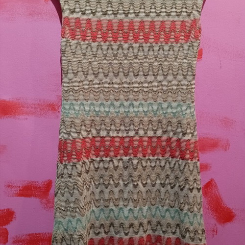 Scandali dress made in Italy size M with viscose thread like new, multicolor