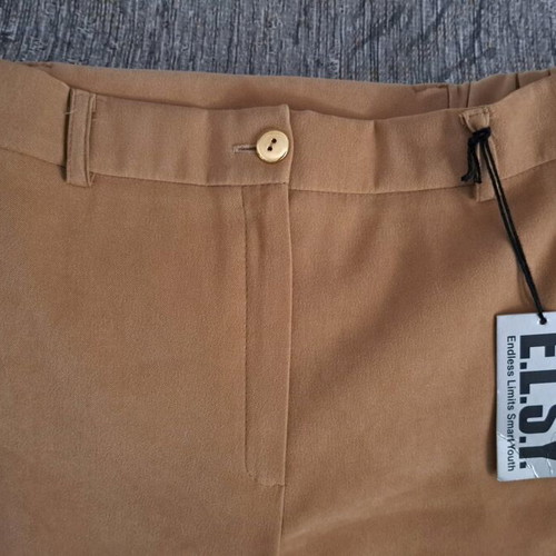Beige women's pants XS new with velvety feel