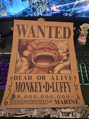 One Piece Wanted Posters Luffy Gear 5 new