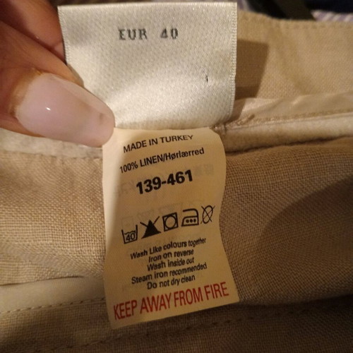 Next women's skirt new, 100% linen, size UK 12, EUR 40