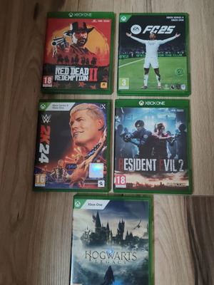 Game Bundle 5xGames Xbox One Series X used, action