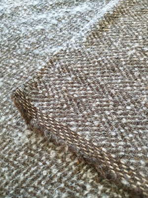 Tweed fabric for coat new, 2.5 meters Italy