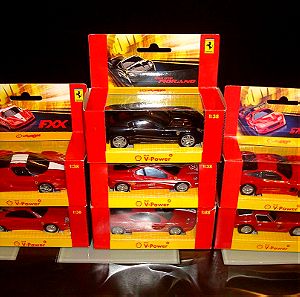 Ferrari 1:38 V-Power - Πλήρης συλλογή