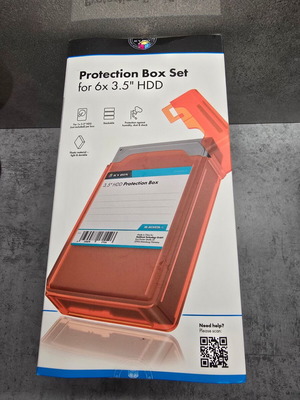 ICY BOX Προστατευτική θήκη σκληρού δίσκου 3.5 ιντσών κόκκινη καινούργια