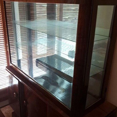 Classic living room display cabinet used