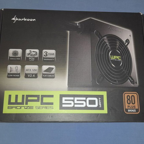 WPC Bronze Series 550 Watt power supply for computer