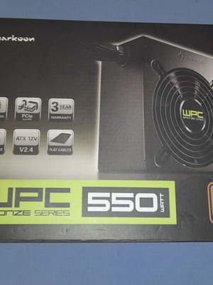 WPC Bronze Series 550 Watt power supply for computer