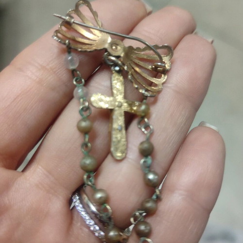 Pin with cross used