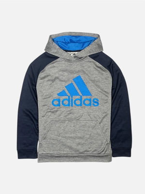 Adidas ανδρικό λεπτό αθλητικό φούτερ γκρι, σαν καινούργιο, μέγεθος S