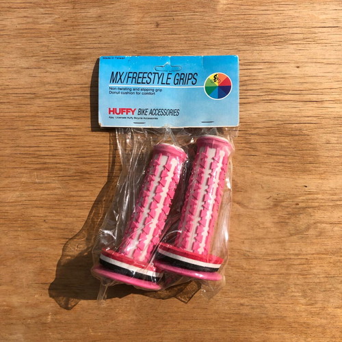 Huffy pink grips for BMX bike new