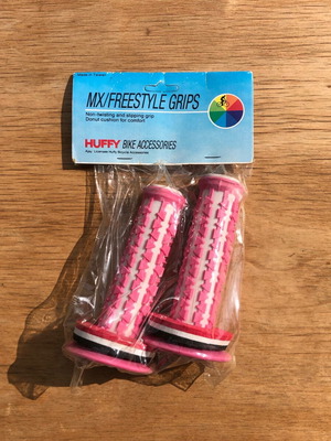 Huffy pink grips for BMX bike new