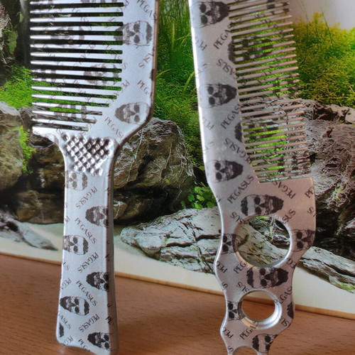 Barber Pegasus Hard Rubber Skulleto professional combs new