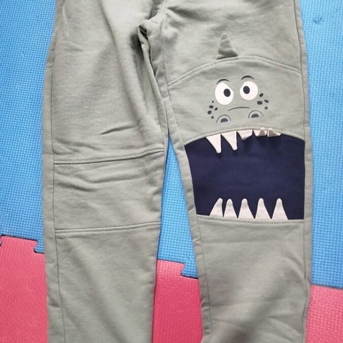 Orchestra boys' tracksuit set used, size 140 cm, blue and green