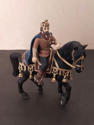 Φιγούρα Schleich μεσαιωνικός βασιλιάς με άλογο 2005 σαν καινούργιο