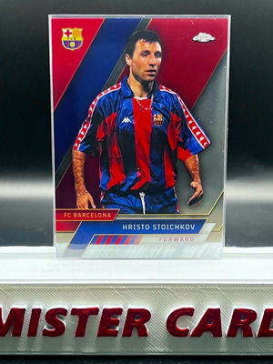 2023 Topps Chrome Barcelona-Stoichkov κάρτα μεταχειρισμένη