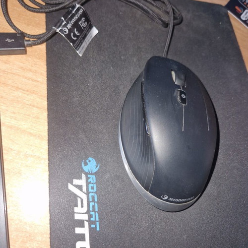 3Dconnexion CadMouse Wired used, ergonomic precision mouse for CAD