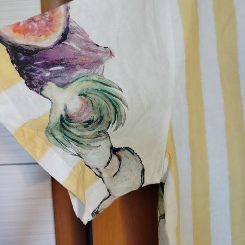 Karavan linen shirt like new, colorful, cool and comfortable