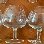  6 κρυστάλλινα ποτήρια Art Deco  αντικα αγγλιας